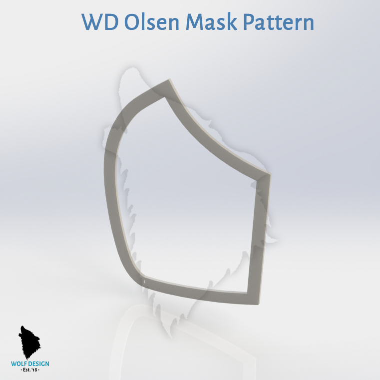 STL file Mask Pattern - ADULT SIZE 🔧・3D print design to download・Cults